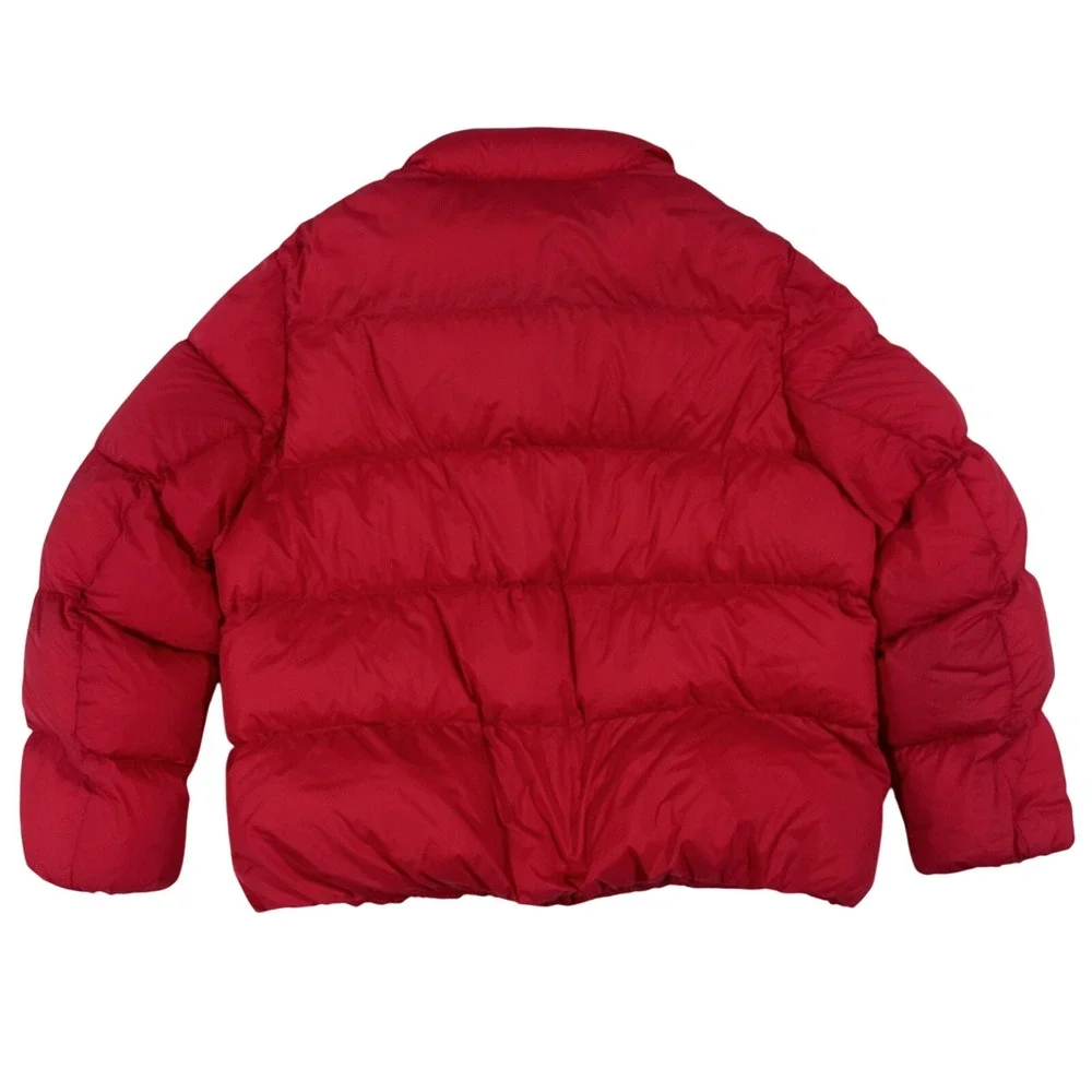 Uniqlo Boys Down Puffer Jacket Coat Winter Warm‎ Lightweight Packable Red Large